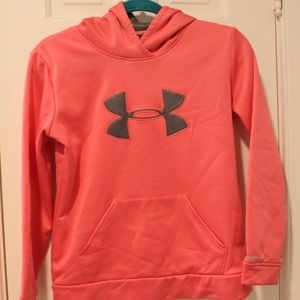 Girls Pink Under Amour Sweatshirt